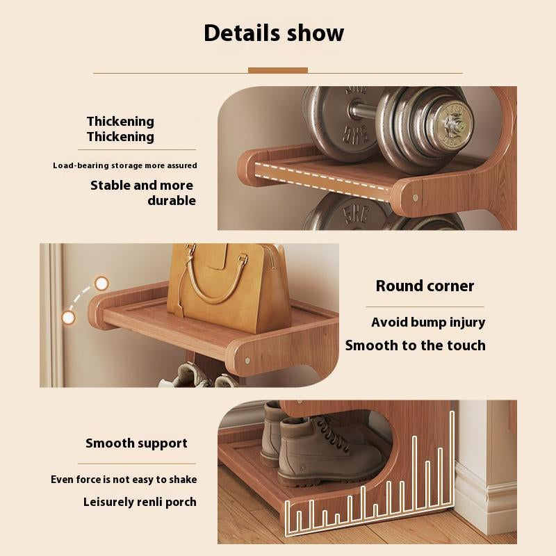 Bamboo Shoe Rack, Multi-Layer Shoe Storage Rack, Space Saving Shoe Organizer, Vertical Shoe Rack, Home Organizer for Entryway, Living Room, Bedroom, Hallway, Shoe Storage System, Shoe Shelf Organizer